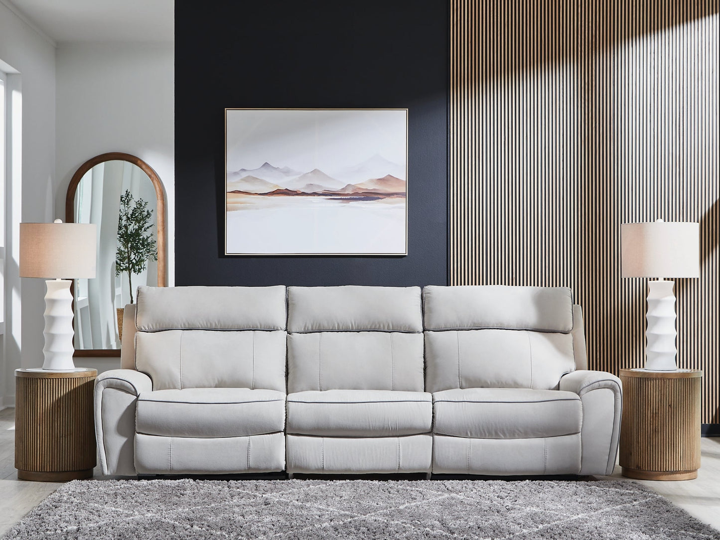 Social Pointe 3-Piece Power Reclining Sectional Signature Design by Ashley®