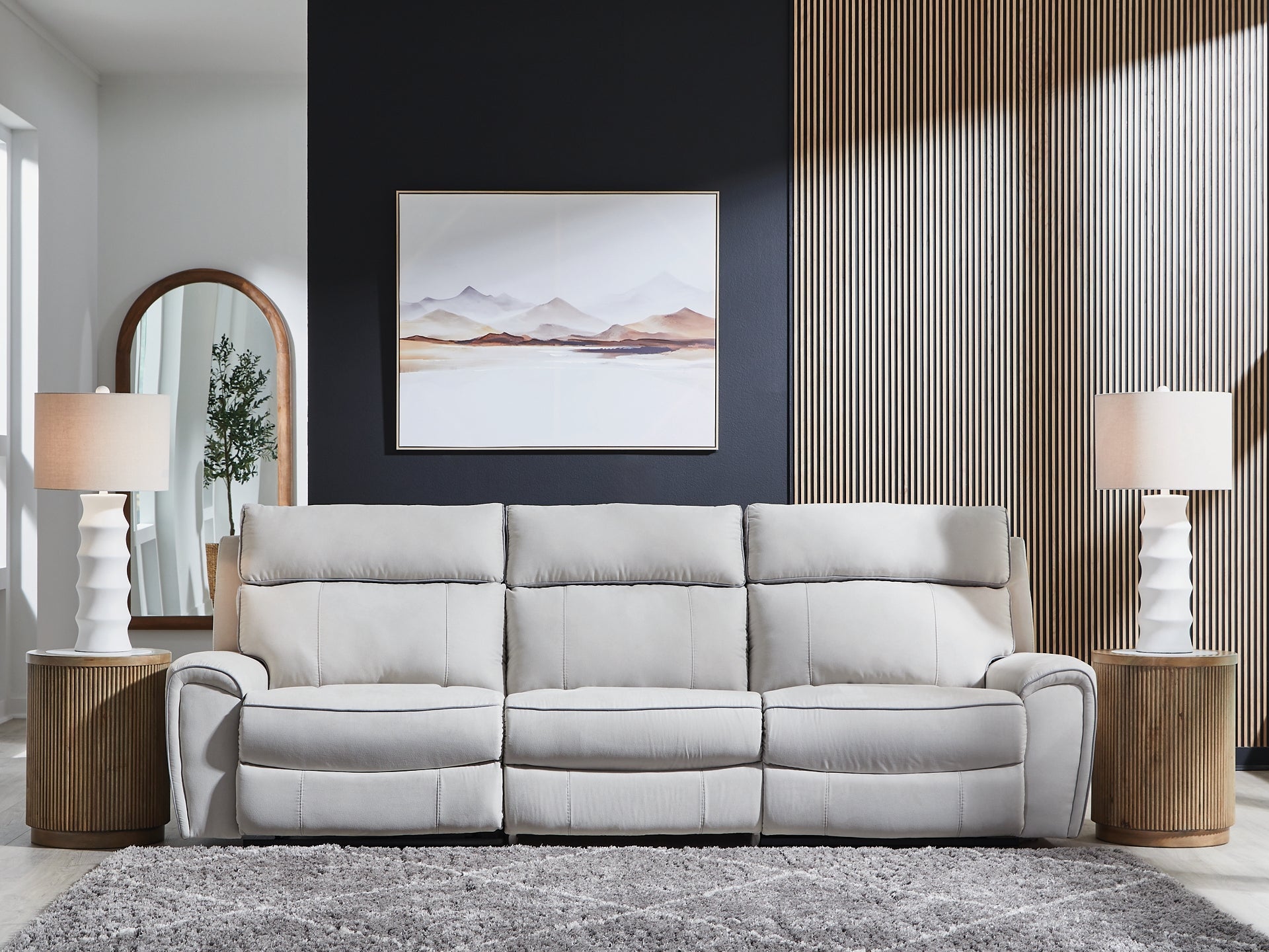 Social Pointe 3-Piece Power Reclining Sectional Signature Design by Ashley®