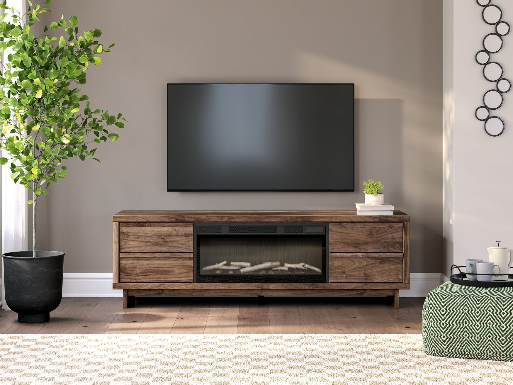 Zadilyn 72" TV Stand with Electric Fireplace Signature Design by Ashley®