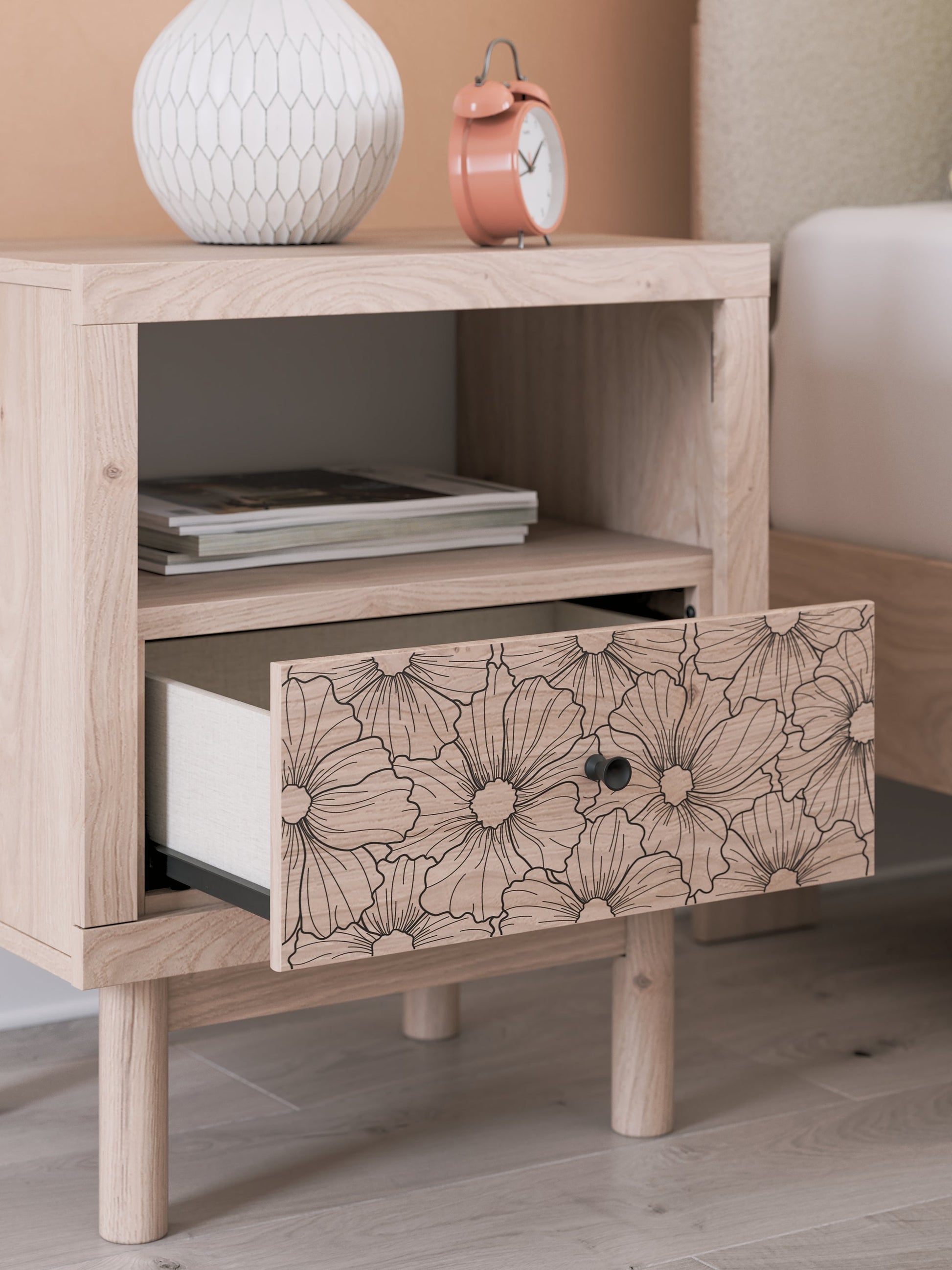 Arloster One Drawer Night Stand Signature Design by Ashley®