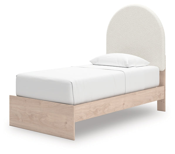 Arloster Twin Upholstered Panel Bed with Storage Signature Design by Ashley®
