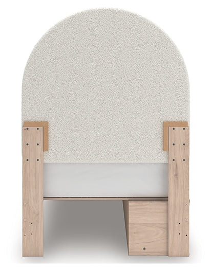 Arloster Twin Upholstered Panel Bed with Storage Signature Design by Ashley®