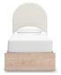 Arloster Twin Upholstered Panel Bed with Storage Signature Design by Ashley®
