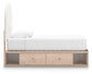 Arloster Twin Upholstered Panel Bed with Storage Signature Design by Ashley®