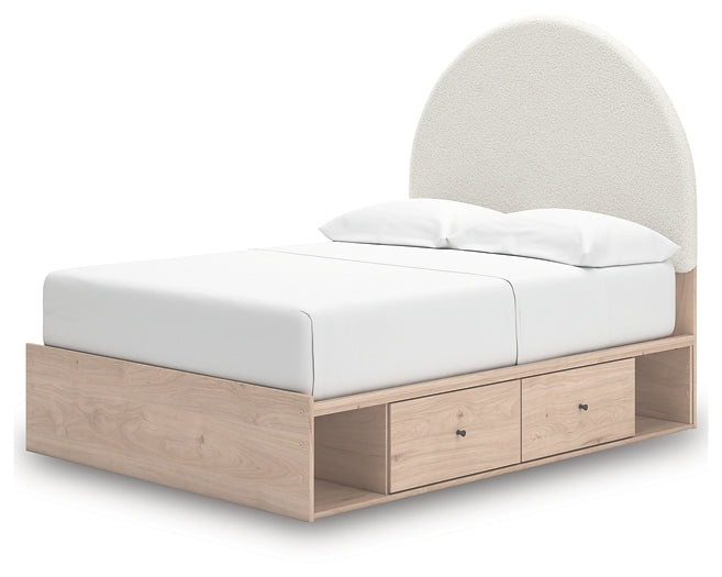 Arloster Full Upholstered Panel Bed with Storage Signature Design by Ashley®