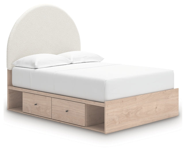 Arloster Full Upholstered Panel Bed with Storage Signature Design by Ashley®