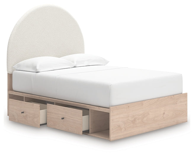 Arloster Full Upholstered Panel Bed with Storage Signature Design by Ashley®