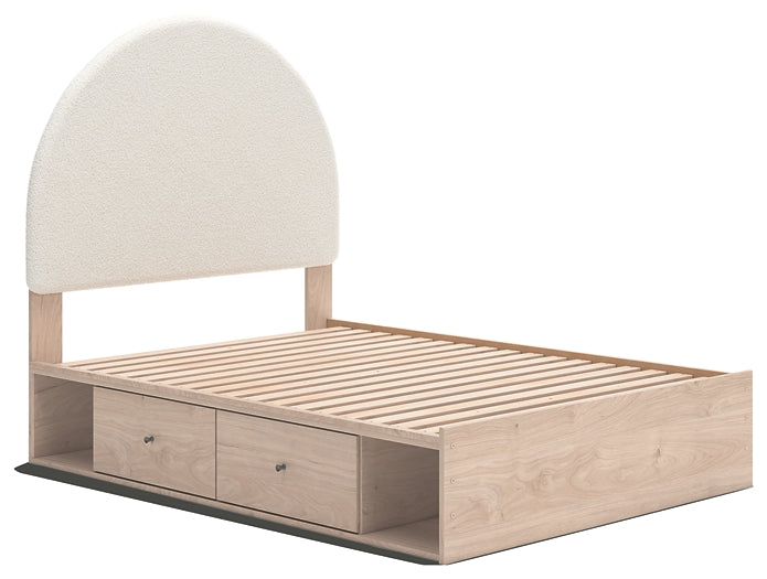 Arloster Full Upholstered Panel Bed with Storage Signature Design by Ashley®
