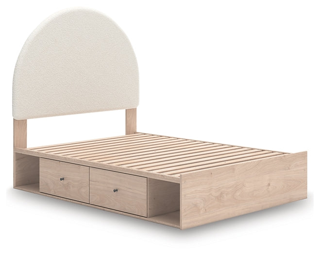 Arloster Full Upholstered Panel Bed with Storage Signature Design by Ashley®