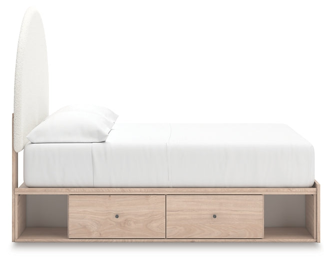 Arloster Full Upholstered Panel Bed with Storage Signature Design by Ashley®