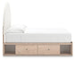 Arloster Full Upholstered Panel Bed with Storage Signature Design by Ashley®