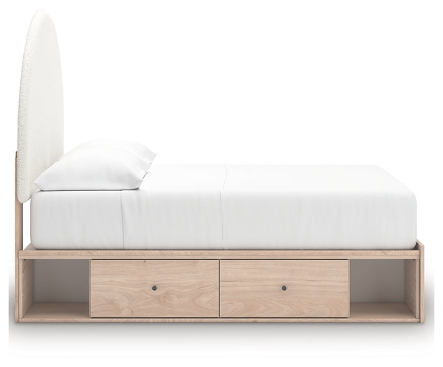 Arloster Full Upholstered Panel Bed with Storage Signature Design by Ashley®