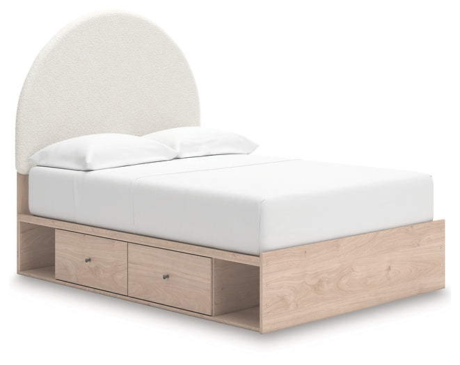 Arloster Full Upholstered Panel Bed with Storage Signature Design by Ashley®