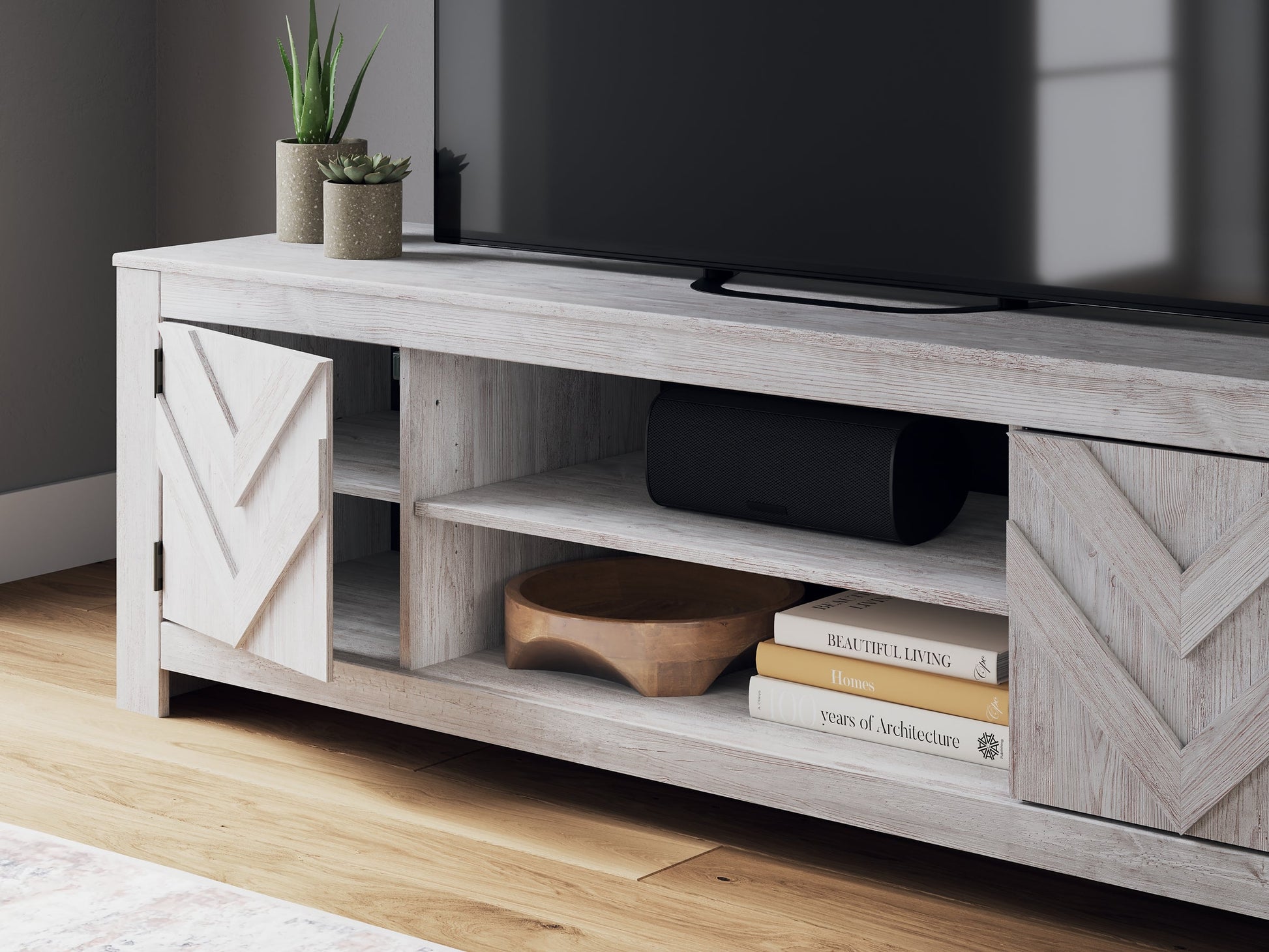 Cayboni LG TV Stand w/Fireplace Option Signature Design by Ashley®
