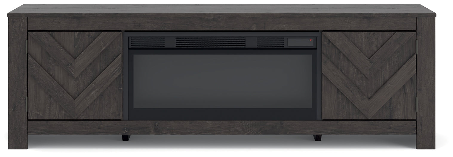 Cayboni 71" TV Stand with Electric Fireplace Signature Design by Ashley®