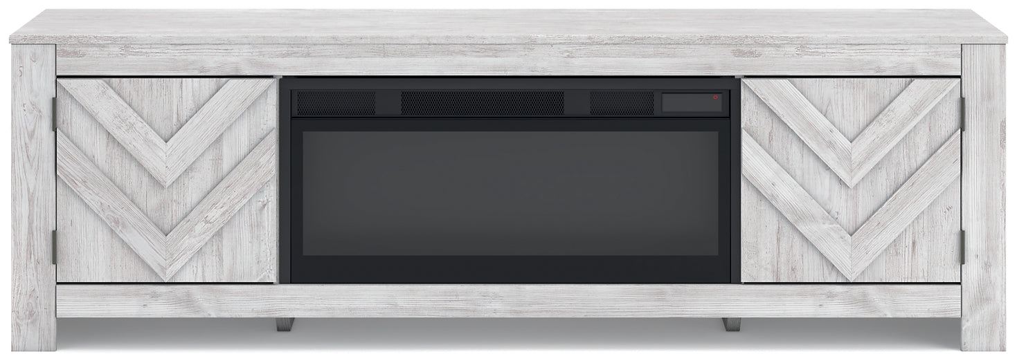 Cayboni 71" TV Stand with Electric Fireplace Signature Design by Ashley®