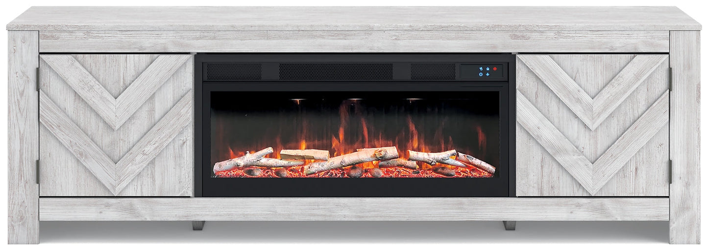 Cayboni 71" TV Stand with Electric Fireplace Signature Design by Ashley®