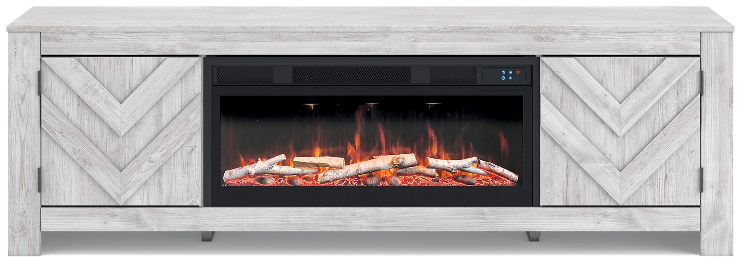 Cayboni 71" TV Stand with Electric Fireplace Signature Design by Ashley®