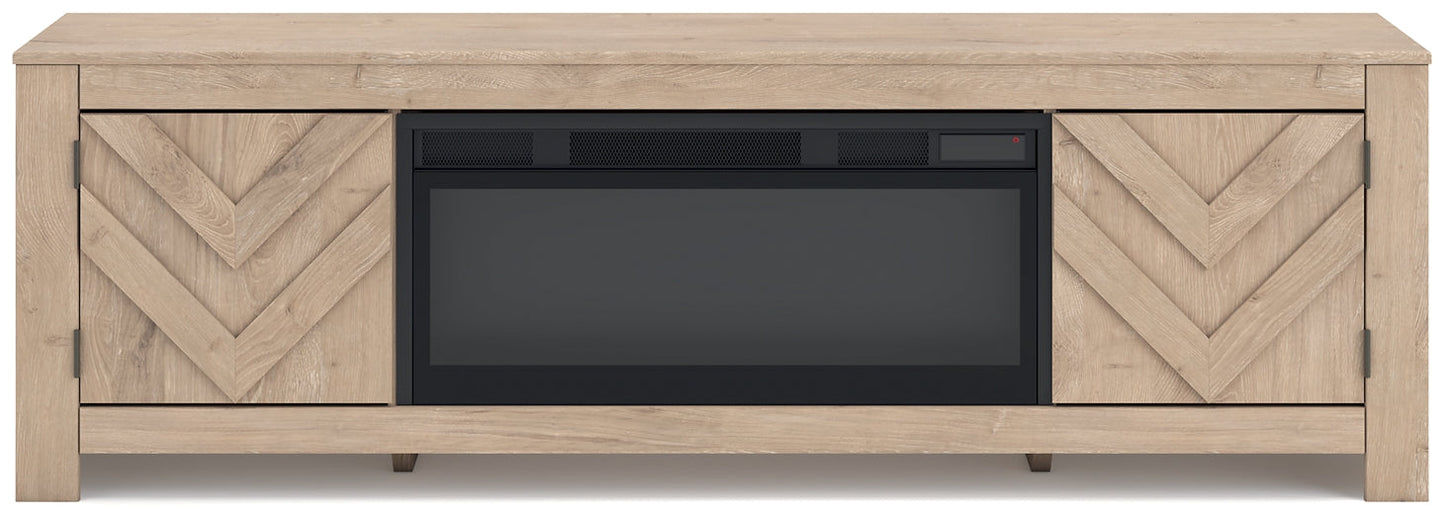 Cayboni 71" TV Stand with Electric Fireplace Signature Design by Ashley®