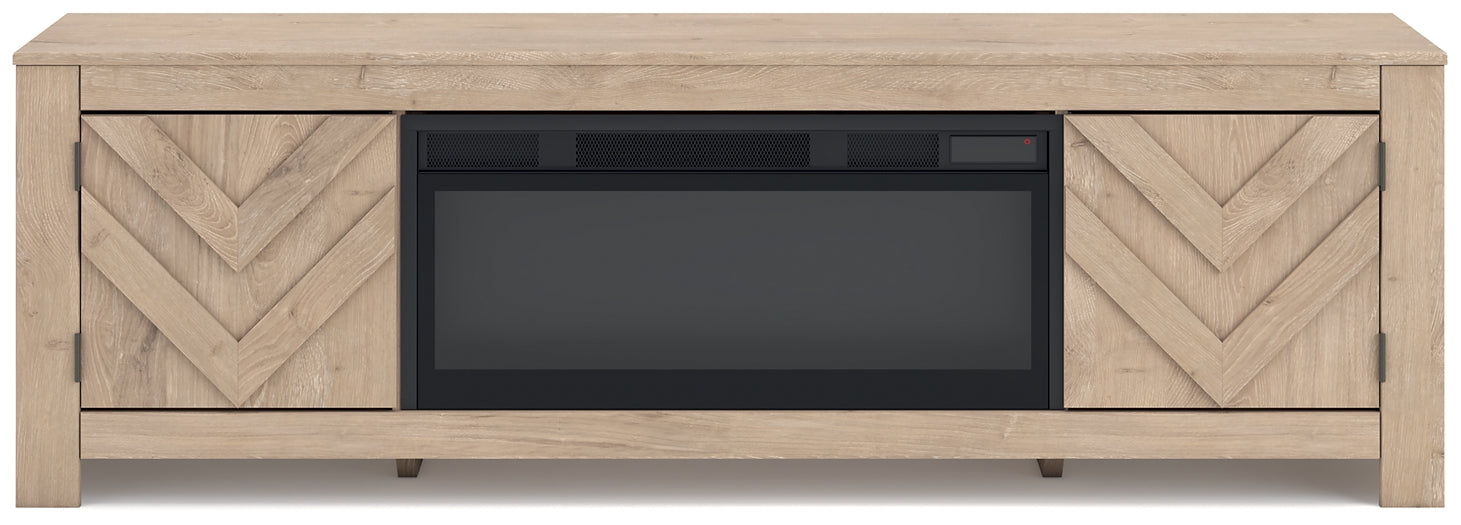 Cayboni 71" TV Stand with Electric Fireplace Signature Design by Ashley®