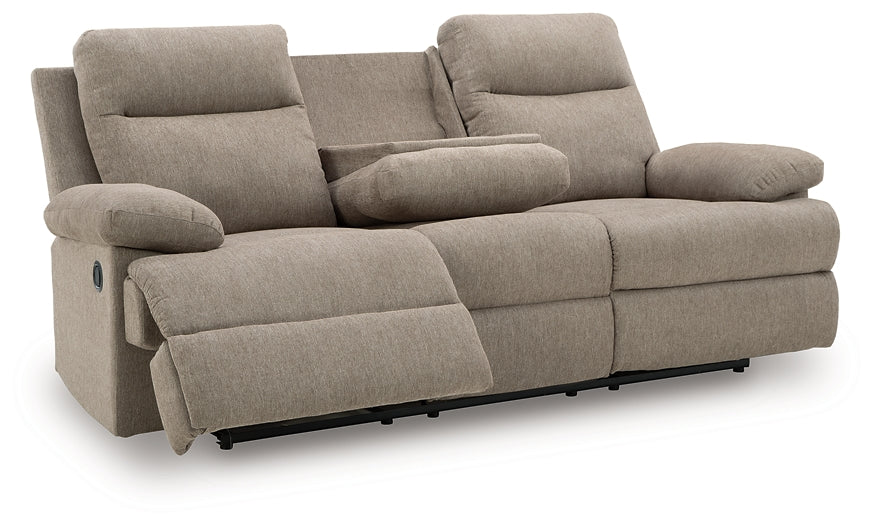 Side-Swipe REC Sofa w/Drop Down Table Signature Design by Ashley®
