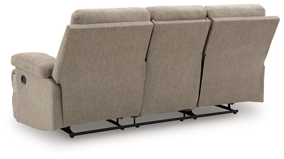 Side-Swipe REC Sofa w/Drop Down Table Signature Design by Ashley®