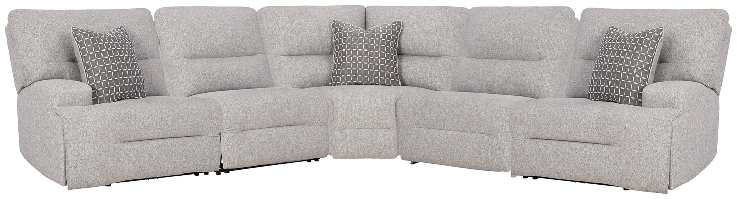 Acklen Place 5-Piece Power Reclining Sectional Signature Design by Ashley®