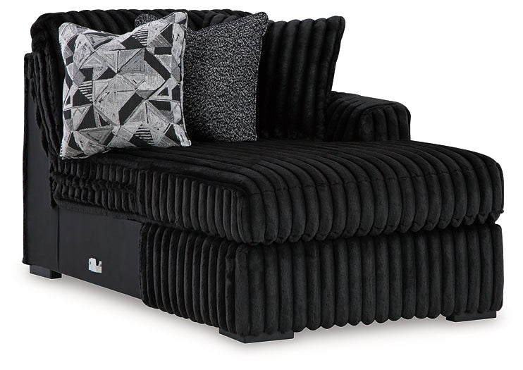 Midnight-Madness 3-Piece Sectional with Chaise Signature Design by Ashley®