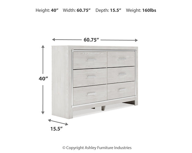Altyra Six Drawer Dresser Signature Design by Ashley®