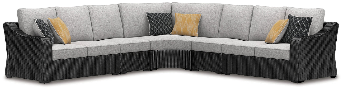 Beachcroft 5-Piece Outdoor Sectional Signature Design by Ashley®