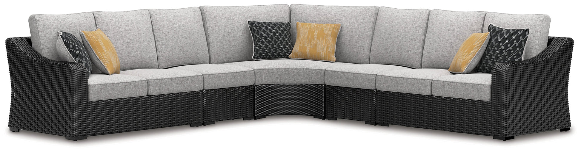 Beachcroft 5-Piece Outdoor Sectional Signature Design by Ashley®