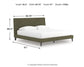 Chirason King UPH Bed w/Roll Slats Signature Design by Ashley®