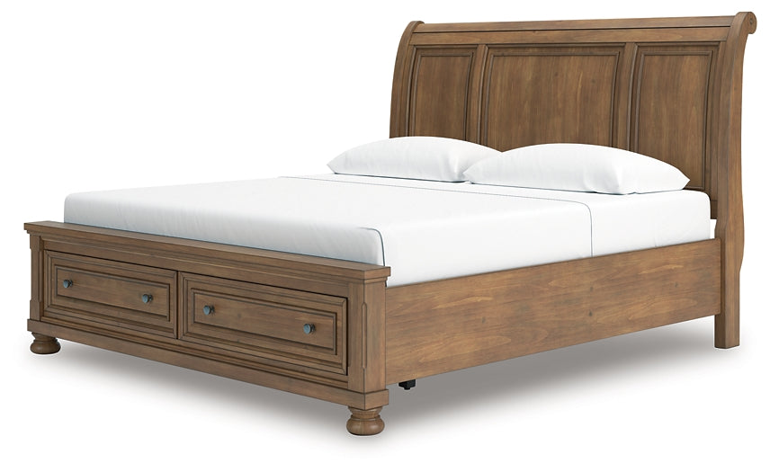 Feddinger King Storage Sleigh Bed Signature Design by Ashley®