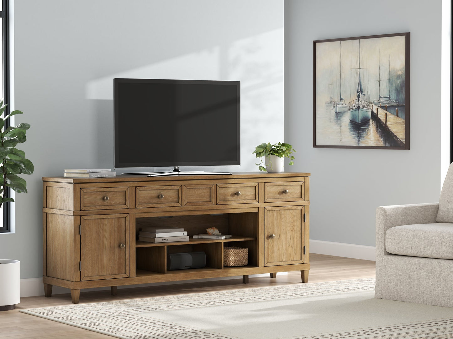 Sharlance XL TV Stand w/Fireplace Option Signature Design by Ashley®