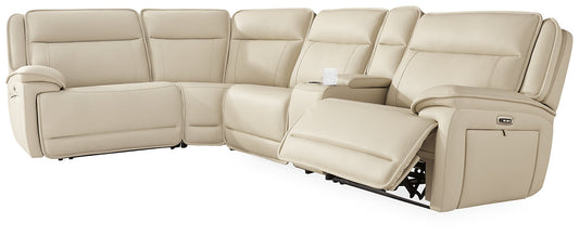 Double Deal 5-Piece Reclining Sectional with Console Signature Design by Ashley®