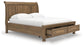 Feddinger California King Storage Sleigh Bed Signature Design by Ashley®