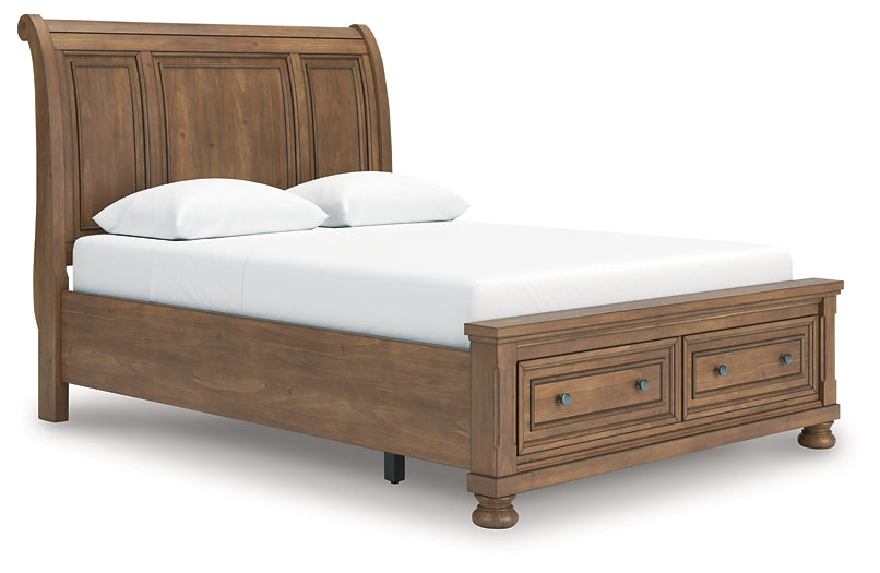 Feddinger Queen Storage Sleigh Bed Signature Design by Ashley®
