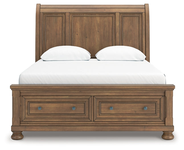 Feddinger Queen Storage Sleigh Bed Signature Design by Ashley®