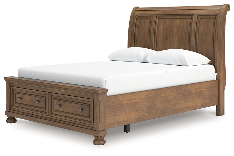 Feddinger Queen Storage Sleigh Bed Signature Design by Ashley®