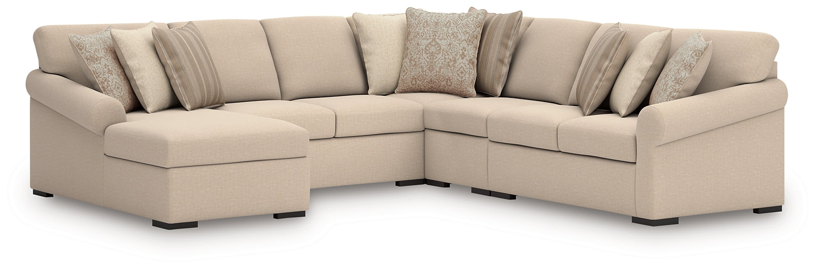 LadyMae 5-Piece Sectional with Chaise Benchcraft®