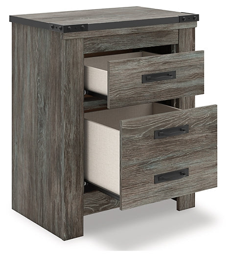 Frandern Two Drawer Night Stand Signature Design by Ashley®