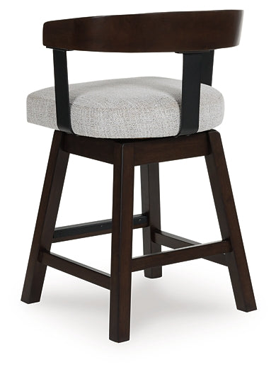 Haddigan UPH Swivel Barstool (2/CN) Signature Design by Ashley®