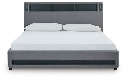 Verishaw King Upholstered Bed Signature Design by Ashley®