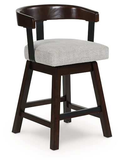 Haddigan UPH Swivel Barstool (2/CN) Signature Design by Ashley®