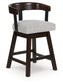 Haddigan UPH Swivel Barstool (2/CN) Signature Design by Ashley®