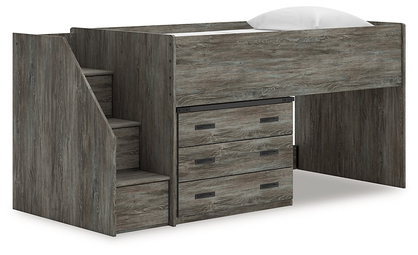 Frandern Twin Loft Bed with Drawer Storage Signature Design by Ashley®