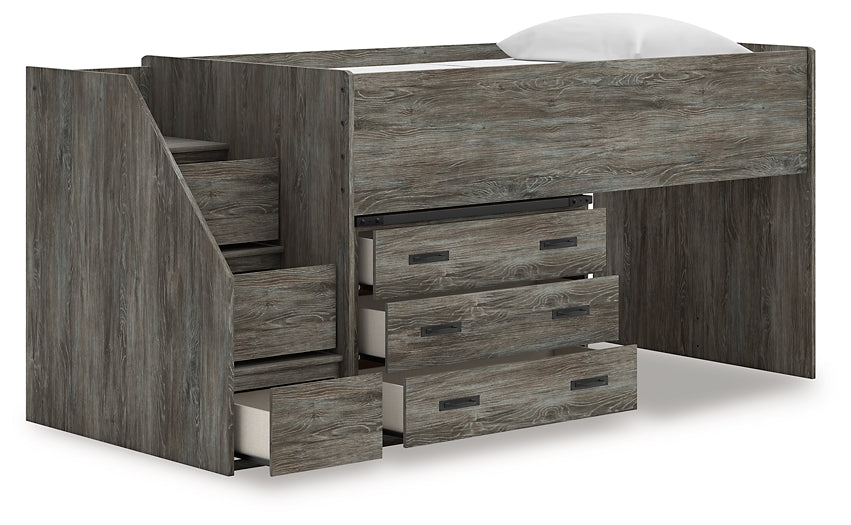 Frandern Twin Loft Bed with Drawer Storage Signature Design by Ashley®