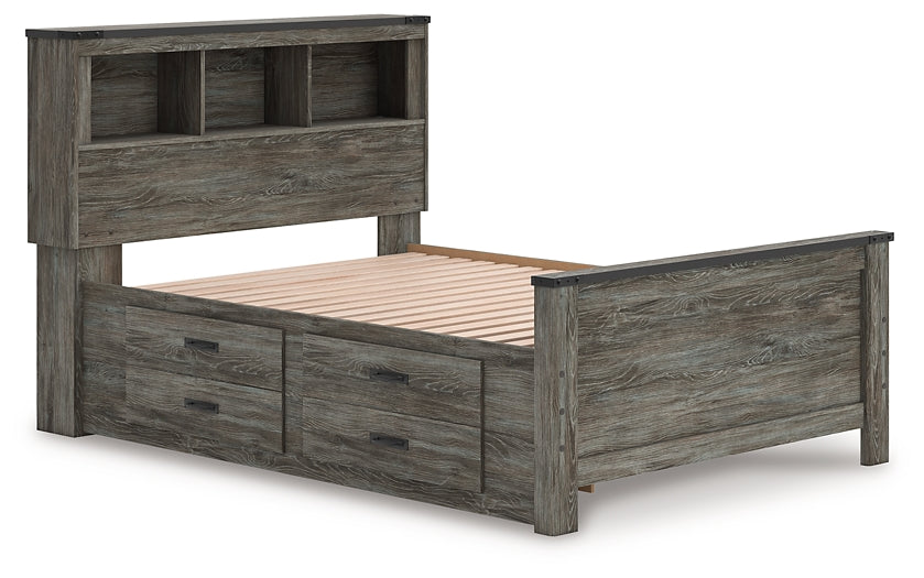 Frandern Full Bookcase Panel Bed with Storage Signature Design by Ashley®