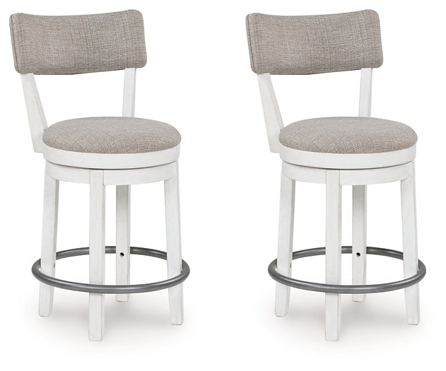 Robbinsdale UPH Swivel Barstool (2/CN) Signature Design by Ashley®