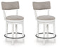 Robbinsdale UPH Swivel Barstool (2/CN) Signature Design by Ashley®